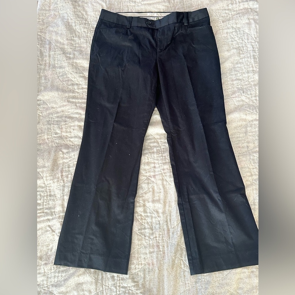 Old Navy black dress pants low waist s14